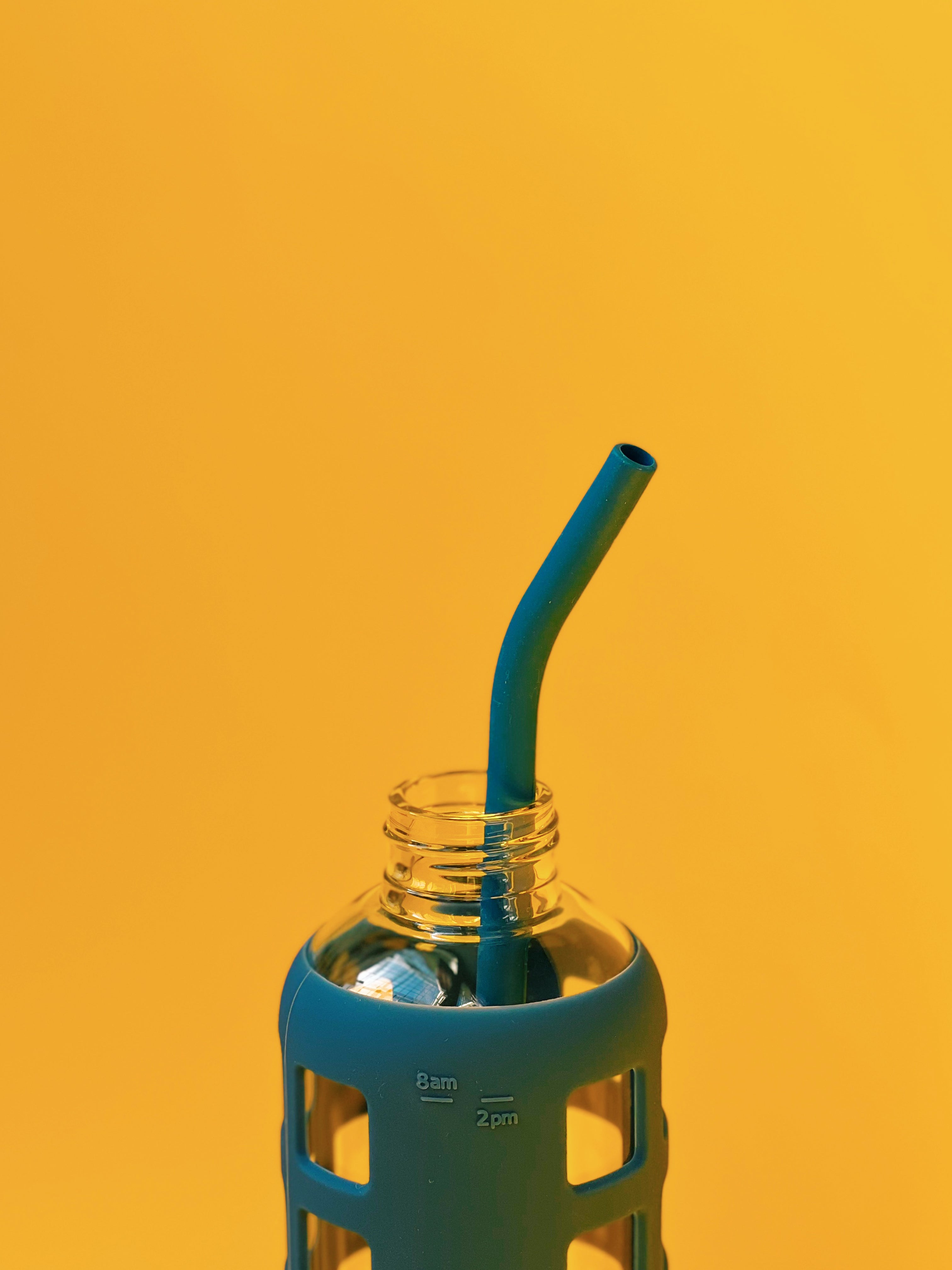 purifyou Reusable Silicone Straws - Long, Slender, & Kids Sizes, Eco-Friendly, BPA-Free, Durable & Flexible