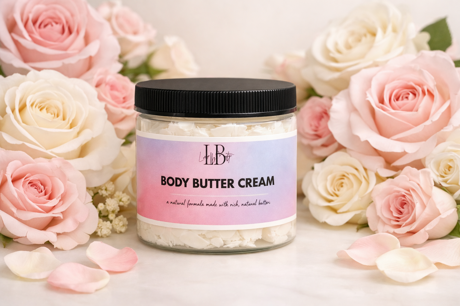Simple Natural Body Butter - Shea Butter & Olive Oil Infused