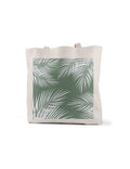 Green Palm Tote Bag, College Student Gift, Mother's Day Gift,Christmas Gift