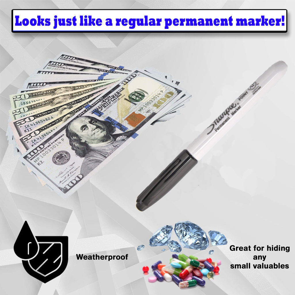 Realistic Large Marker Diversion Safe (2 Pack) - Real working large marker with a secret stash container to hide valuables