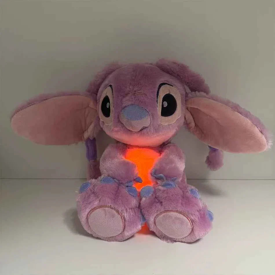 Lilo & Stitch Breathing Soothing Plush - Musical Sleep Aid Toy with Lights