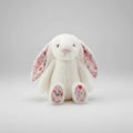 Soft Floral Ears Bonnie Rabbit Plush Toy - Cute Bunny Stuffed Doll for Kids Birthday Gift